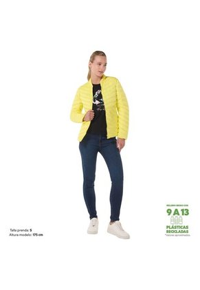 Chaqueta Acolchada Para Mujer Owens 2.0 Amarilla