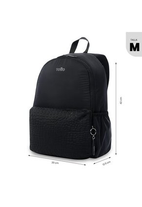Morral Universitario Palencia Porta PC 13" Negro Mujer
