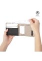 Billetera Hombre Nexus Mediana Con RFID Blocker Beige de Totto