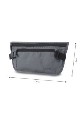 Canguro Invisible De Viaje Security Con RFID Blocker Gris