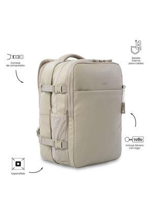Morral Expandible Multifuncional Grow Porta PC 16" Terreo Mujer