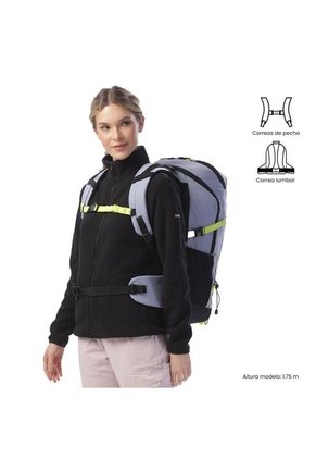 Morral Outdoor Summit 35 Morado Con Sistema De Pedernal