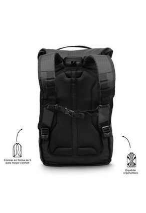 Morral Para Moto Mottion Porta PC 14” Negro