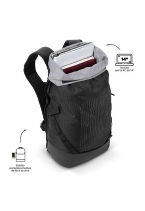 Morral Para Moto Mottion Porta PC 14” Negro