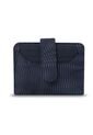 Billetera Para Mujer Texture Dull Con RFID Blocker Azul de Totto
