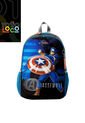 Morral Para Niño Avengers Capitán América Grande Gris de Totto