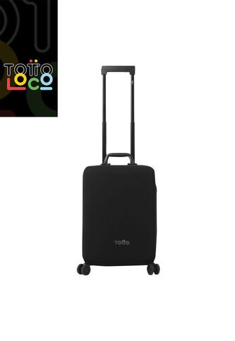 Funda Para Maletas De Viaje Pequeña Apront Negra Totto
