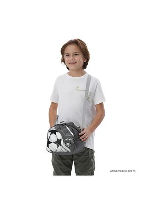 Lonchera Térmica Para Niño Champion Mediana Gris