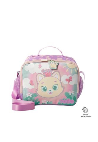 Lonchera Térmica Para Niña Queen Cat Grande Rosada Totto