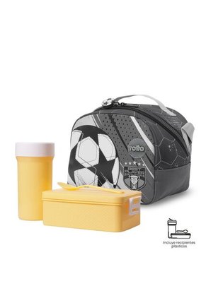 Lonchera Térmica Para Niño Champion Mediana Gris