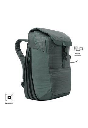Morral Multifuncional Expandible Dual Verde Porta PC 16”