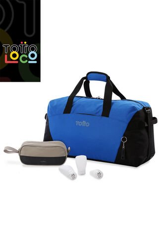Kit De Viaje Tula Active Pro Pequeña + Organizador De Baño Trip Totto
