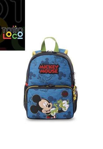 Morral Para Niño Mickey Pequeño Azul Totto