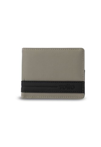 Billetera Hombre Nexus Pequeña Con RFID Blocker Beige Totto