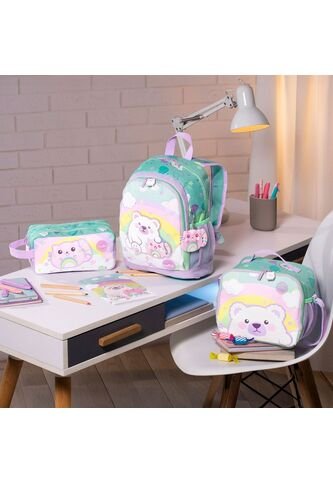 Combo Escolar Morral Little Magic + Lonchera Y Cartuchera Totto