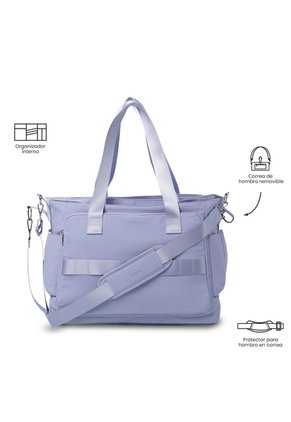 Bolso Para Mujer Maxi Tote Grande Porta PC 16" Morado