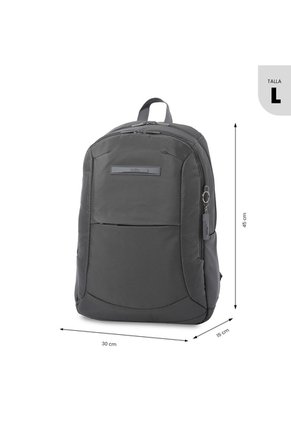 Morral Ejecutivo Porta PC 14" Austtin Gris Unisex