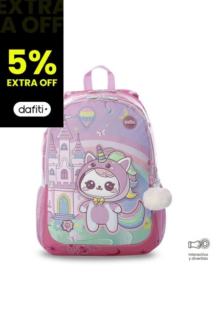 Morral Para Niña Magic Spark Grande Rosado