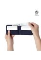 Billetera Hombre Wood Pequeña Con RFID Blocker Azul de Totto