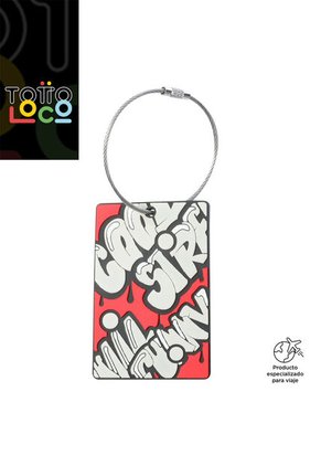 Etiqueta Identificador Para Maleta De Viaje Travel Tag Roja