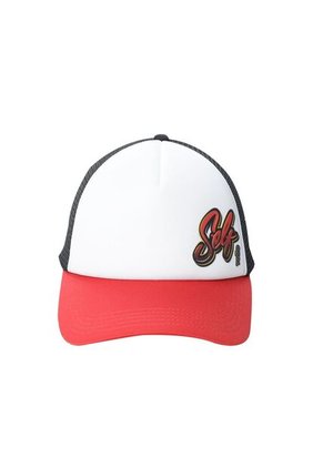 Gorra Camionera Atlasy Color Blanca/Roja