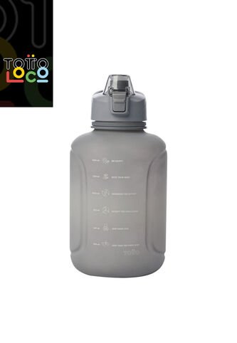 Botilito De Agua Motivación 1500 Ml Gris Totto