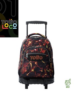 Morral Ruedas Niño Porta PC 15.4" Bomper Renglon Rojo