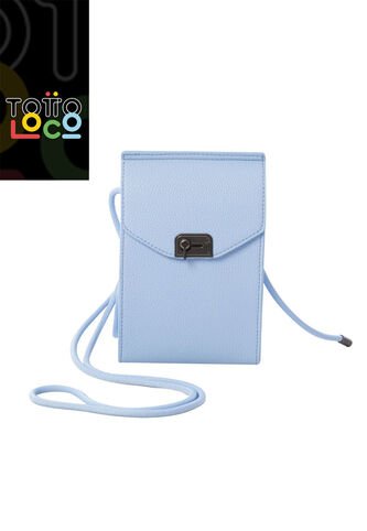Bolso Para Mujer Smooth Crossbody Pequeño Azul Totto