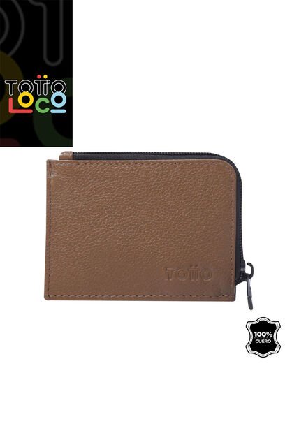 Billetera De Cuero Slice Terreo Pequeña