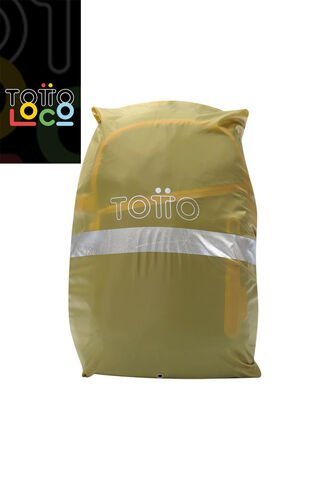 Forro Impermeable Rain Cover Plegable Para Maleta Amarillo Totto