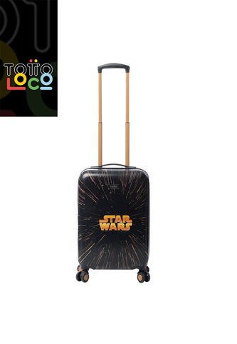 Maleta De Viaje 360 Star Wars Empire Pequeña Negra Totto