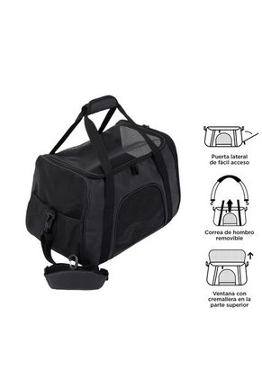 Tula Cargadora Para Mascota Marley 2.0 Negro