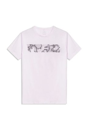 Camiseta Estampada Para Hombre Atena Manga Corta Blanca