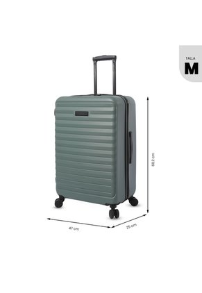 Maleta De Viaje Mediana 360 Helios 2.0 Verde