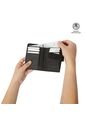 Billetera Texture Twi Con RFID Blocker Negra de Totto