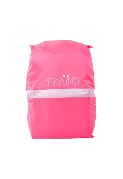 Forro Impermeable Rain Cover Plegable Para Maleta Rosado