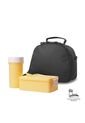 Lonchera Térmica Steif Pequeña Negra de Totto