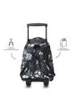 Morral Escolar Con Ruedas Para Niño Renglón Estampado De Fútbol de Totto