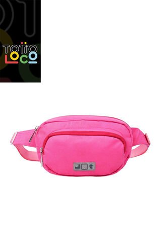 Canguro Para Mujer Trover Mediano Rosado Totto