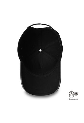 Gorra Beisbolera Iconic Color Negra/Gris/