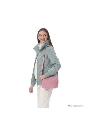 Bolso Para Mujer Amsu 2.0 Tipo Crossbody Pequeño Rosado
