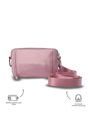 Bolso Para Mujer Funty 3.0 Tipo Crossbody Pequeño Rosado