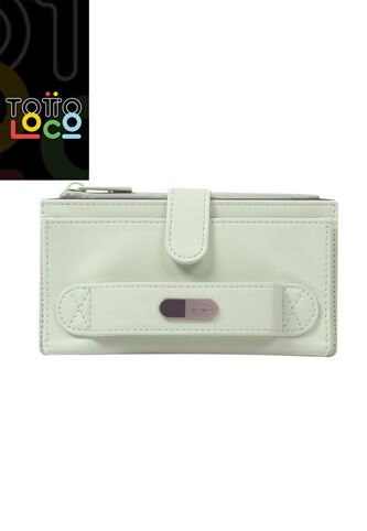 Billetera Dull L Verde Grande Totto