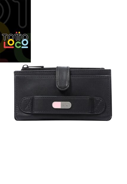 Billetera Dull L Negra Grande