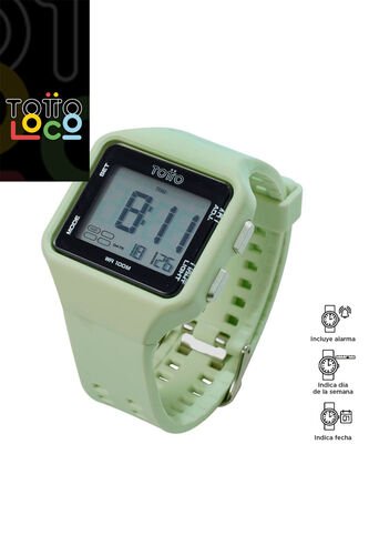 Reloj Digital Haze Color Verde Totto