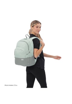 Morral Universitario Toluca 2.0 Porta PC 16" Verde Mujer
