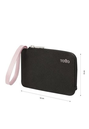 Monedero Para Mujer Pequeño Monedero Niza Negro
