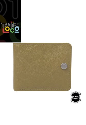 Billetera De Cuero Tooine Amarilla Pequeña Totto