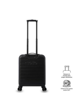 Maleta De Cabina 360 Harbor 10 Kilos Negra