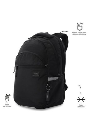 Morral Universitario Porta PC 15.4" Indo Negro Unisex